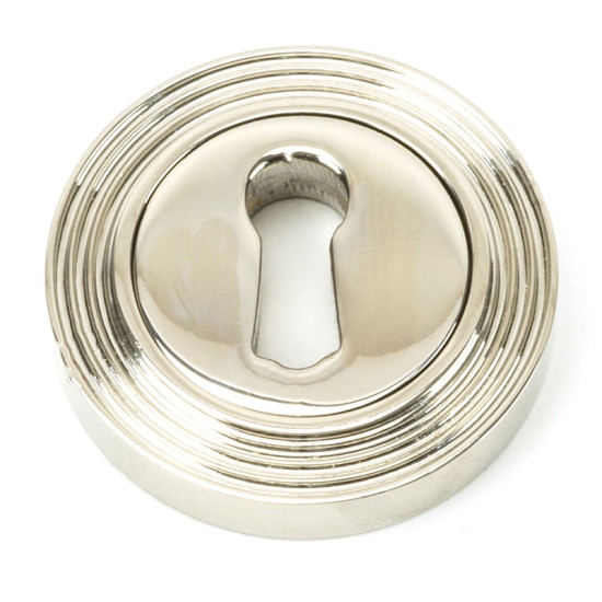 Polished Nickel Beehive Round Escutcheon
