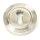 Polished Nickel Beehive Round Escutcheon