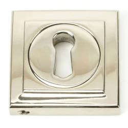 Polished Nickel Square Escutcheon