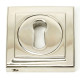 Polished Nickel Square Escutcheon
