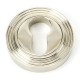 Polished Nickel Beehive Round Euro Escutcheon
