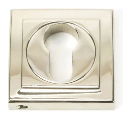 Polished Nickel Square Euro Escutcheon