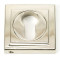 Polished Nickel Square Euro Escutcheon