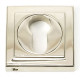 Polished Nickel Square Euro Escutcheon
