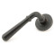 Newbury Lever on Round Rose Set - Aged Bronze