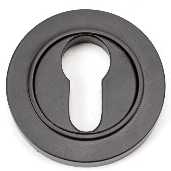 Aged Bronze Round Euro Escutcheon