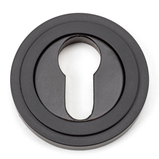 Aged Bronze Art Deco Euro Escutcheon