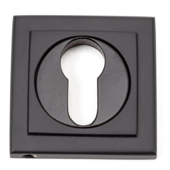 Aged Bronze Square Euro Escutcheon