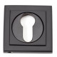 Aged Bronze Square Euro Escutcheon
