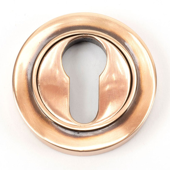 Polished Bronze Round Euro Escutcheon