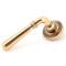 Newbury Lever on Beehive Rose Set - Polished Bronze
