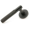 Brompton Sprung Lever Door Handle on Round Rose Set - Aged Bronze