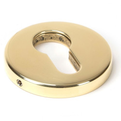 Polished Brass Regency Concealed Euro Escutcheon