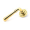 Aged Brass Newbury Lever on Art Deco Rose Set - Unsprung