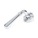 Polished Chrome Newbury Lever on Beehive Rose Set - Unsprung