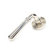 Polished Nickel Newbury Lever on Beehive Rose Set - Unsprung