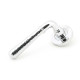 Polished Chrome Hammered Newbury Lever on Round Rose Set - Unsprung