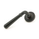 Aged Bronze Hammered Newbury Lever on Beehive Rose Set - Unsprung