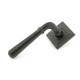 Aged Bronze Hammered Newbury Lever on Square Rose Set - Unsprung