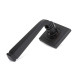 Aged Bronze Avon Lever Door Handle on Square Rose Set - Unsprung