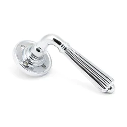 Polished Chrome Hinton Lever on Rose Set - Unsprung