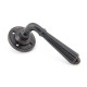 Aged Bronze Hinton Lever on Rose Set - Unsprung