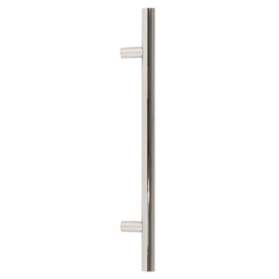 T Bar Handle with Bolt Fixings - Polished Marine Stainless Steel