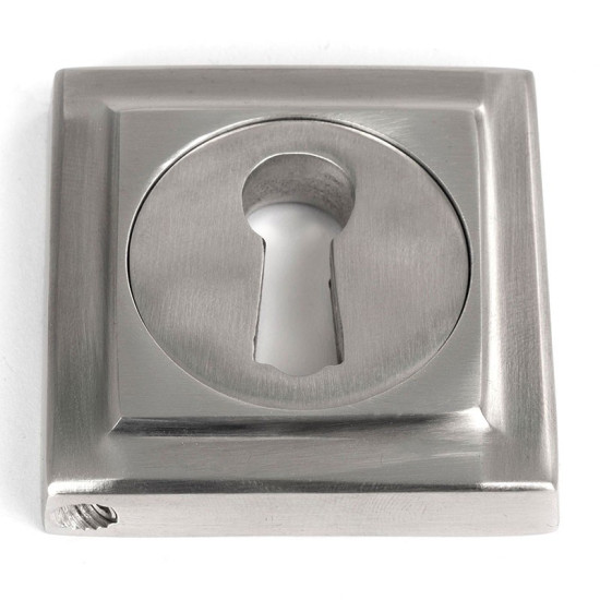 Satin Marine Stainless Steel Square Escutcheon