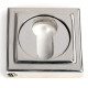 Polished Marine Stainless Steel Square Euro Escutcheon
