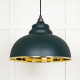 Smooth Brass Harborne Pendant in Dingle