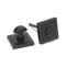 Aged Bronze Square Bathroom Thumbturn Set