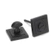 Aged Bronze Square Bathroom Thumbturn Set