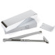 Polished Chrome Heavy Duty Door Closer and Cover