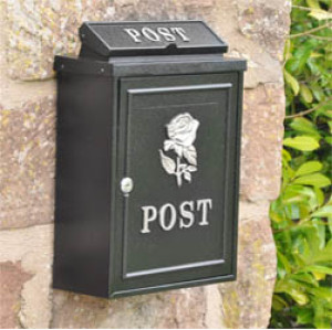 Rose Wall Mounted Postbox
