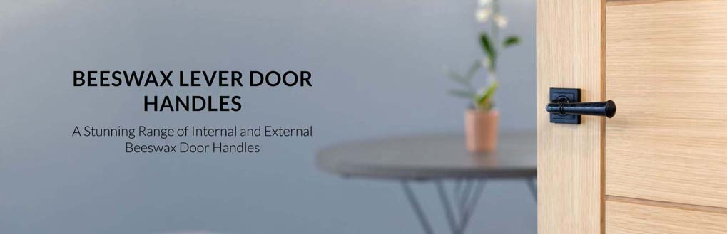 door furniture  | lever door handles  | beeswax lever door handles 