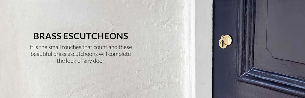 search by finishes  | brass finishes  | brass escutcheons 