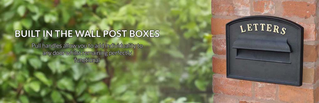 post boxes  | wall mounted post boxes  | built in the wall post boxes 