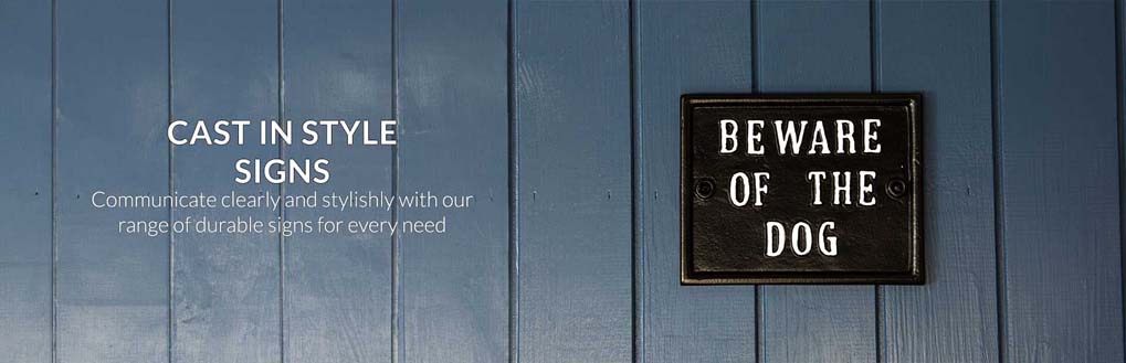 search by manufacturer  | cast in style  | cast in style signs 