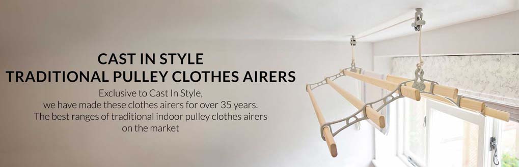 search by manufacturer  | cast in style  | kitchen maid clothes airers  | traditional clothes pulley clothes airers 