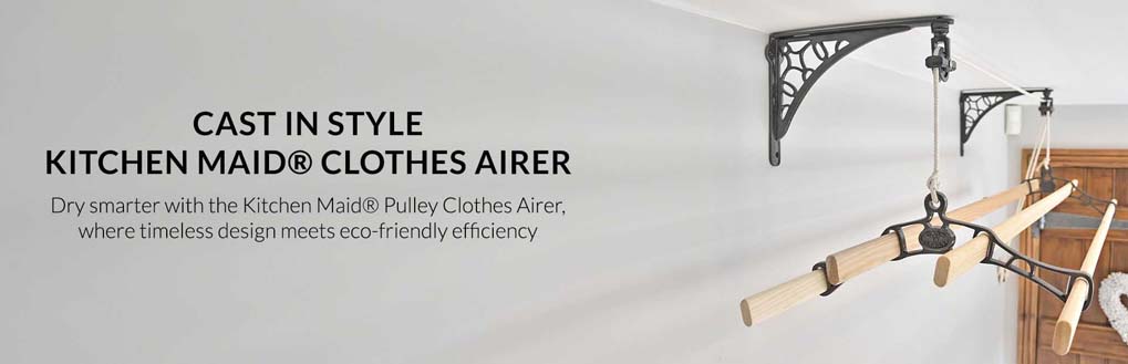 search by manufacturer  | cast in style  | kitchen maid clothes airers 