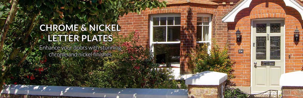 door furniture  | letter plates  | nickel chrome letter plates 