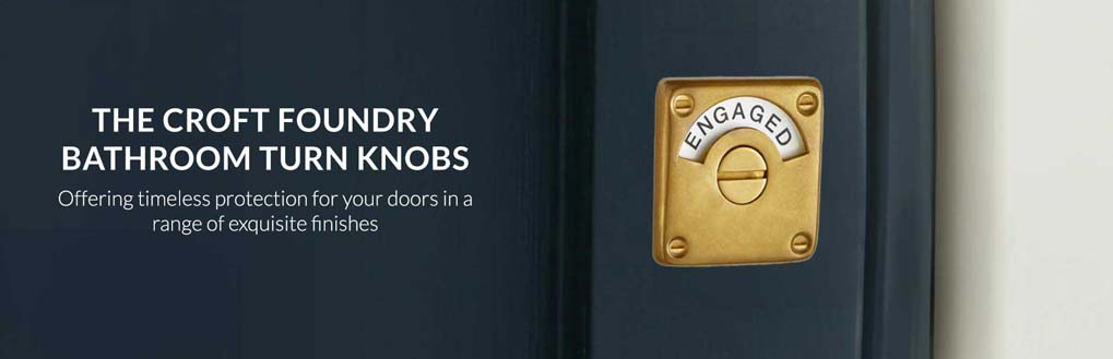 search by manufacturer  | the croft foundry  | croft bathroom turn knobs 