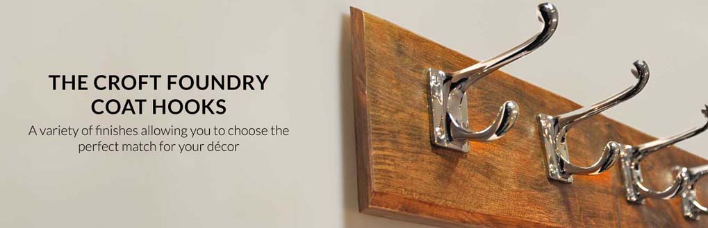 search by manufacturer  | the croft foundry  | croft coat hooks 