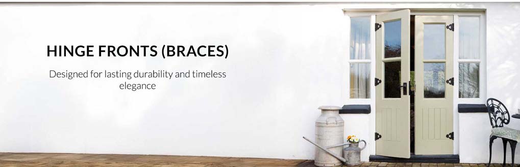 hinges and hinge fronts  | hinge fronts braces 