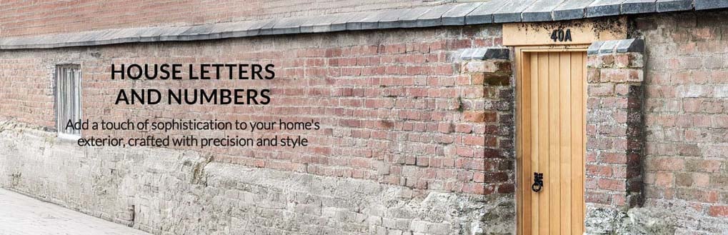 signs and cast house signs  | house letters and numbers 