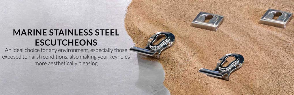 search by finishes  | marine stainless steel finishes  | marine stainless steel escutcheons 