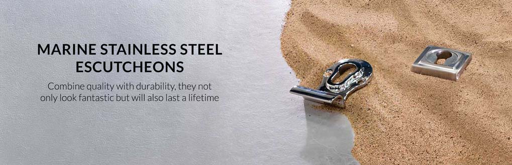 door furniture  | escutcheons  | marine stainless steel escutcheons 