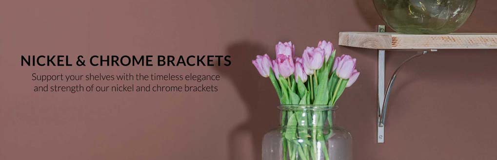 search by finishes  | nickel and chrome finishes  | brackets 