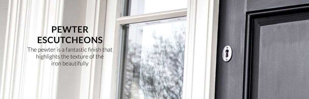door furniture  | escutcheons  | pewter escutcheons 