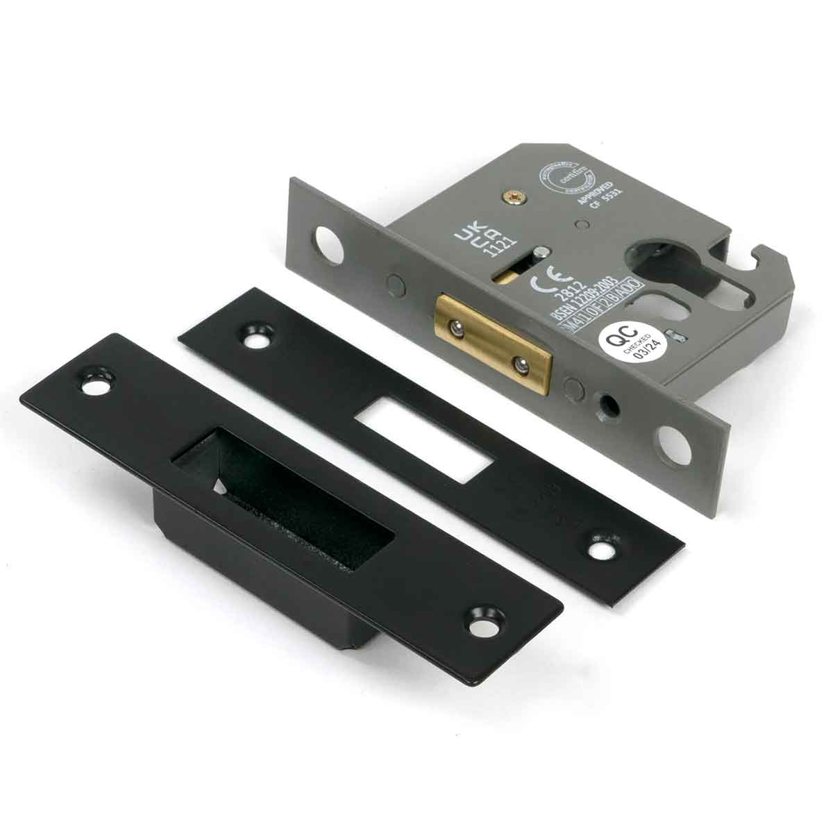 British Standard EURO Dead Lock Case - Black Finish